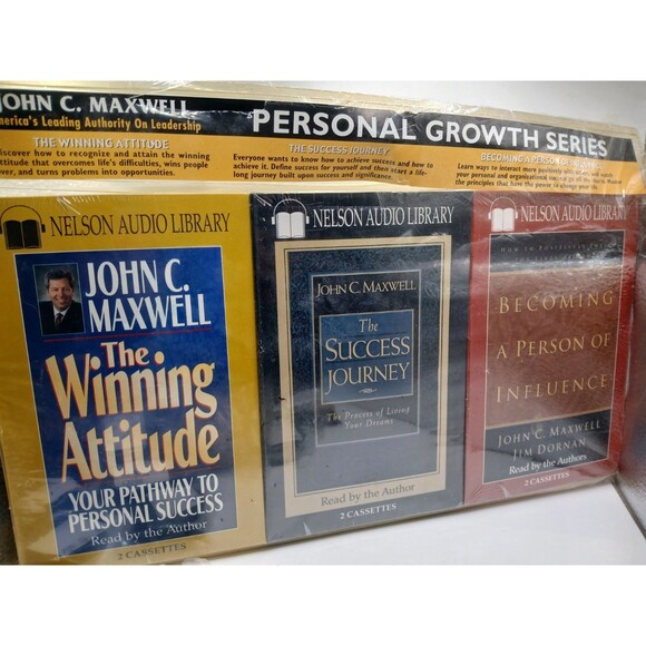 Other - 3) John C Maxwell Personal Growth Series Audiobook Cassettes
